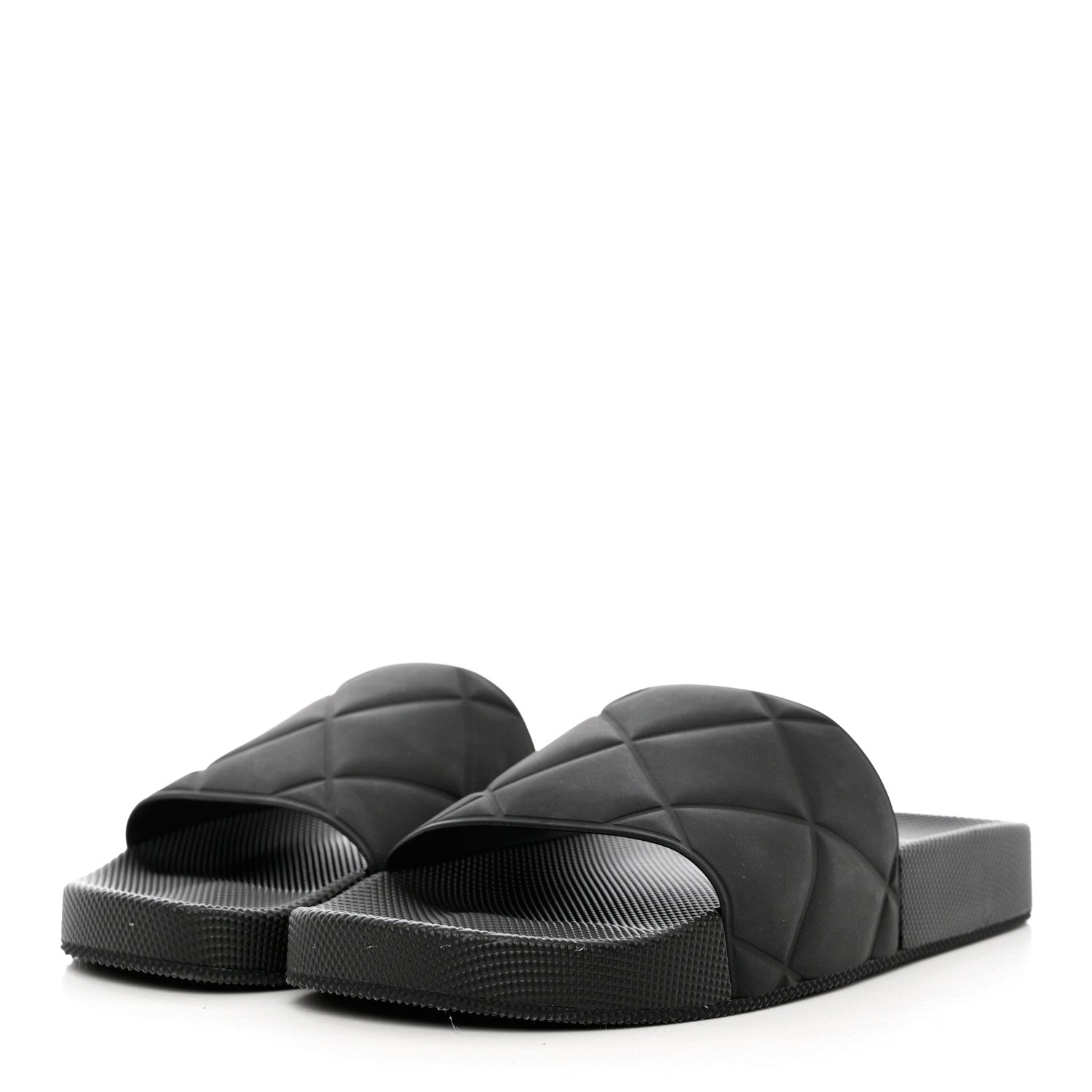 Bottega Veneta Rubber The Slider Sandals 36 Black 3 of 9