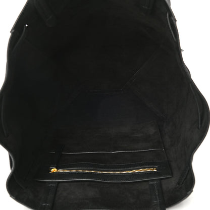 Celine Soft Grained Calfskin Medium Belt Cabas Phantom Black 5 of 11