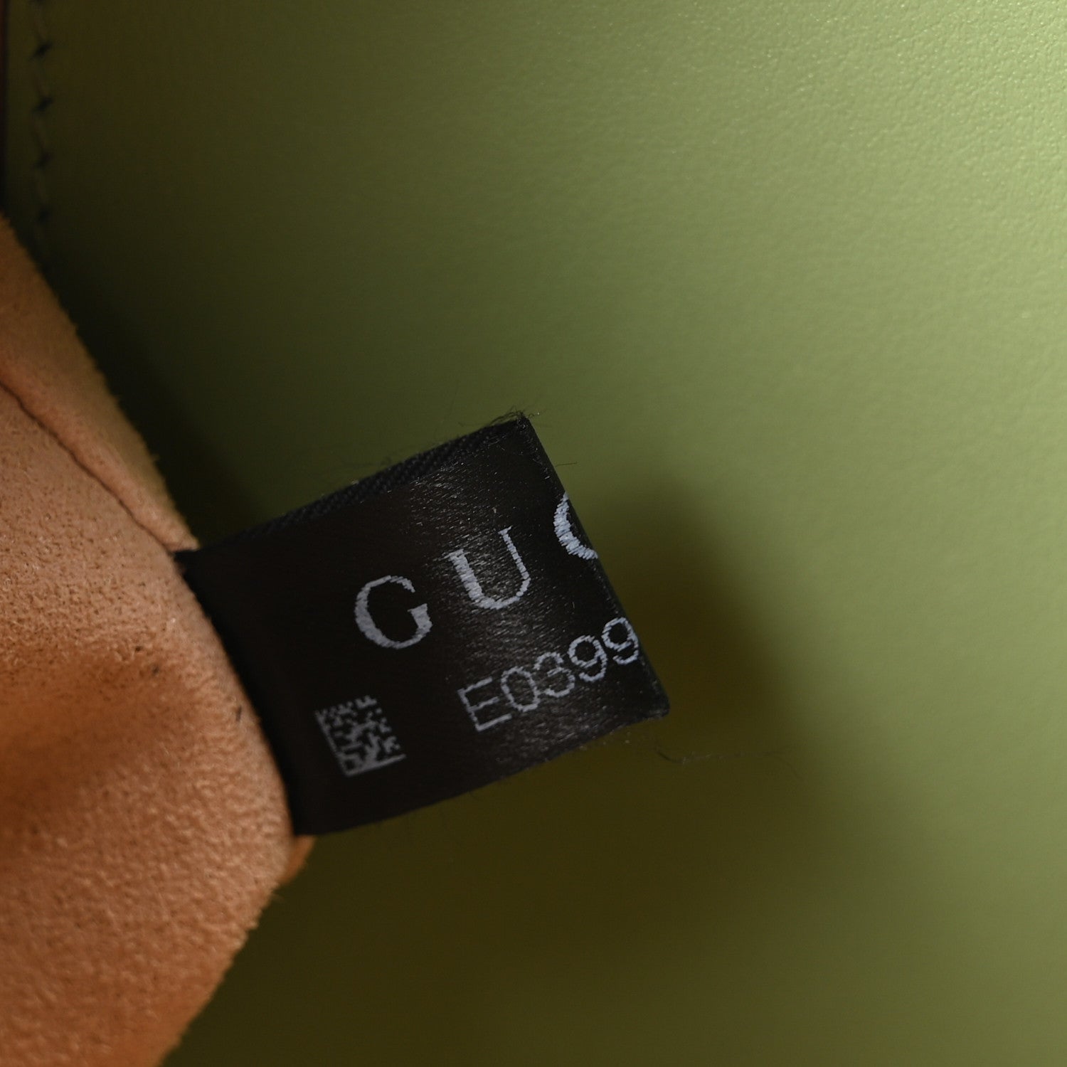 Gucci Calfskin Matelasse Small GG Marmont Chain Shoulder Bag Salamander Green 7 of 11