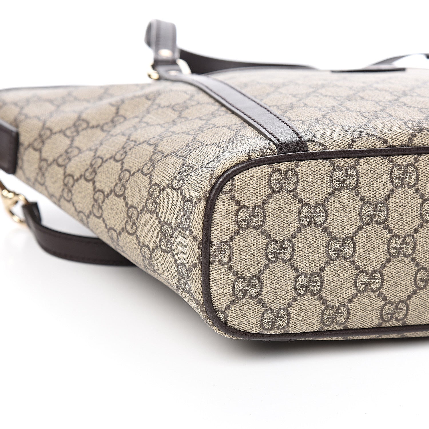 Gucci GG Supreme Monogram Medium Joy Tote Dark Brown 7 of 9