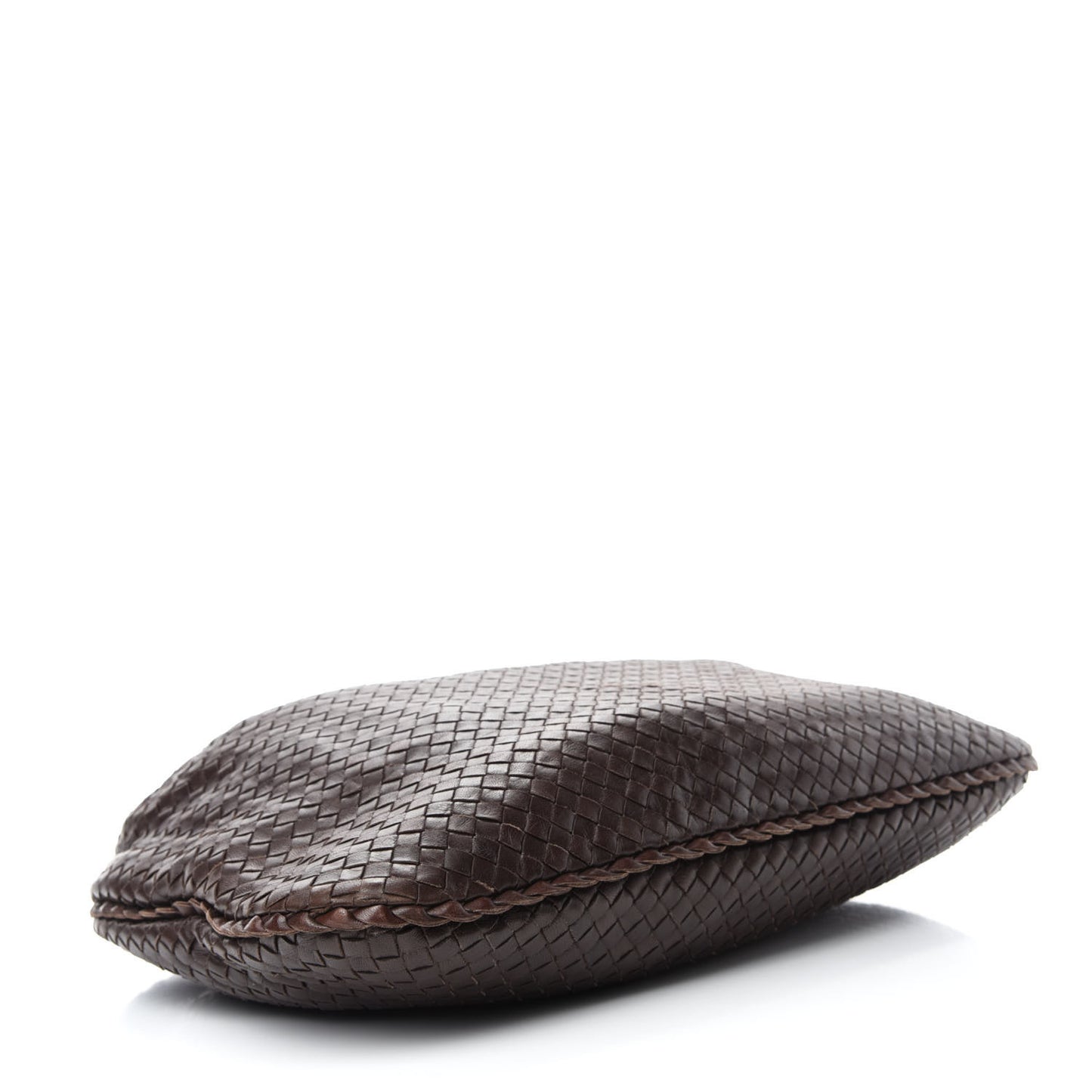 Nappa Intrecciato Large Veneta Hobo Ebano