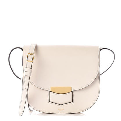 Celine Smooth Calfskin Small Trotteur White 1 of 11