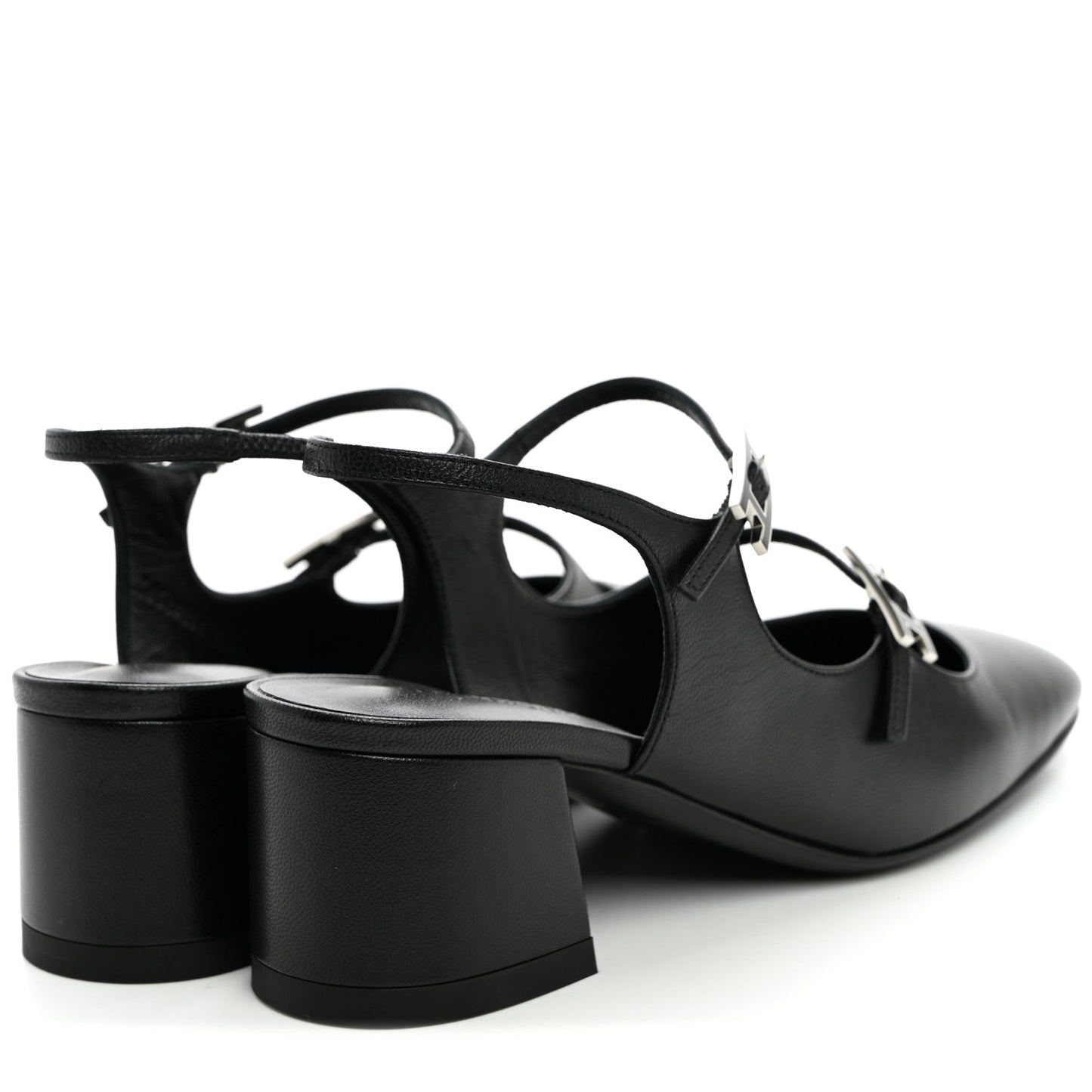 Goatskin Jackie 50 Pumps 37 Black