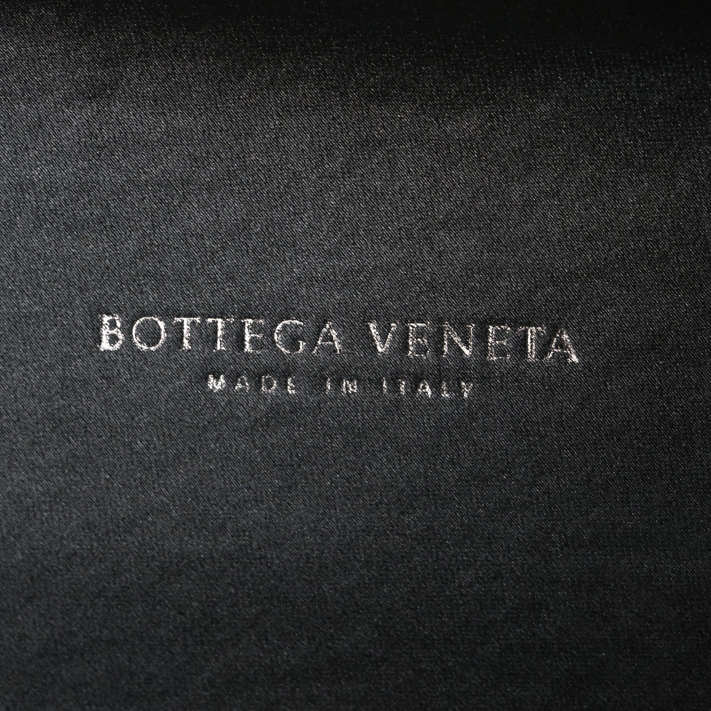 Satin Ayers Intrecciato Chain Knot Clutch Grey