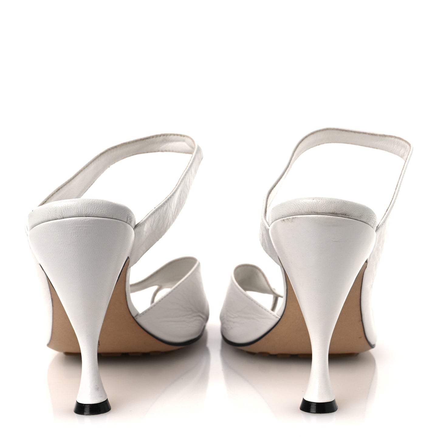 Nappa Crunch Lux Sandals 40.5 Optic White