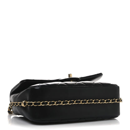 Chanel Lambskin Quilted CC Medium Dynasty Flap Black 4 of 10