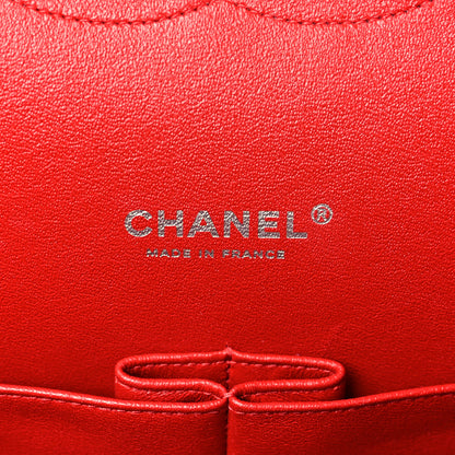 Chanel Lambskin Quilted Maxi Double Flap Red 6 of 9