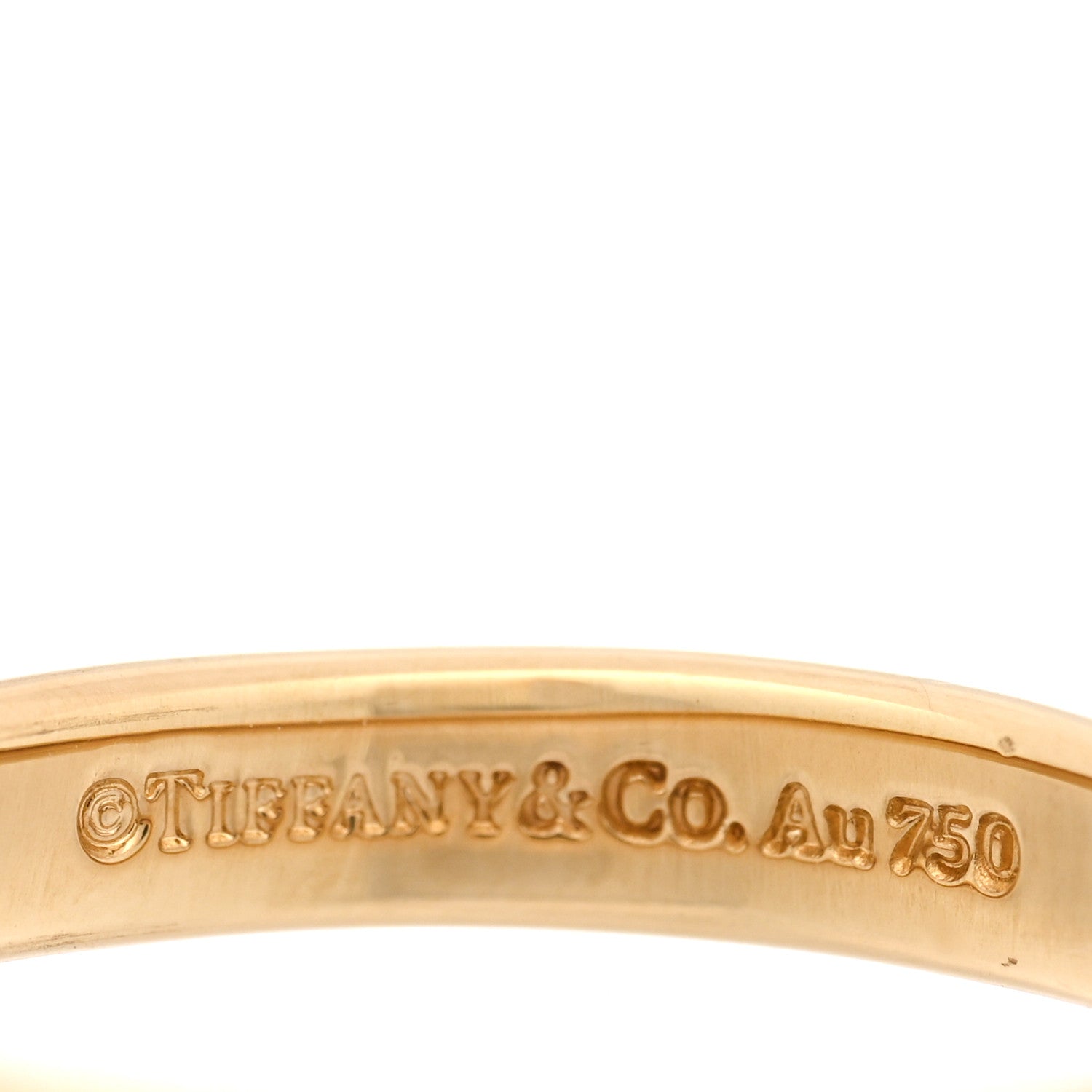Tiffany 18K Yellow Gold 3mm Forever Wedding Band Ring 51 5.75 4 of 5