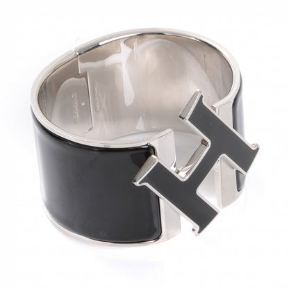 Hermes Enamel Extra Wide Clic Clac H Bracelet PM Black 7 of 8