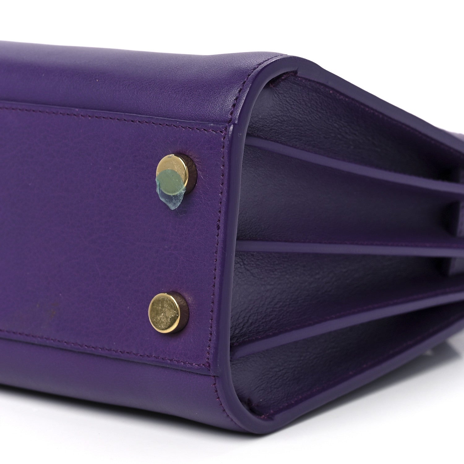 Saint Laurent Calfskin Nano Sac De Jour Purple 12 of 12