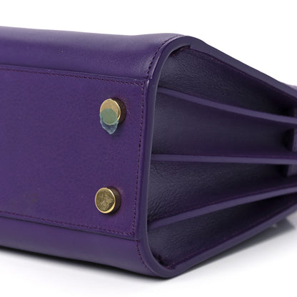 Saint Laurent Calfskin Nano Sac De Jour Purple 12 of 12