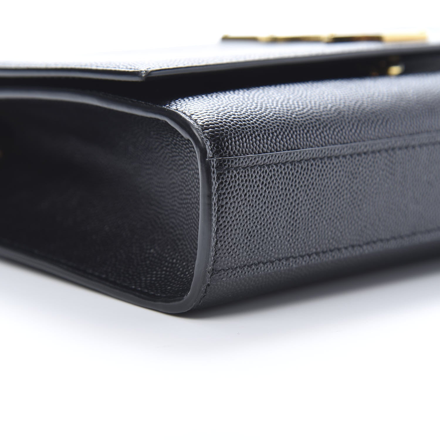 Saint Laurent Grain De Poudre Medium Classic Monogram Kate Satchel Black 9 of 12