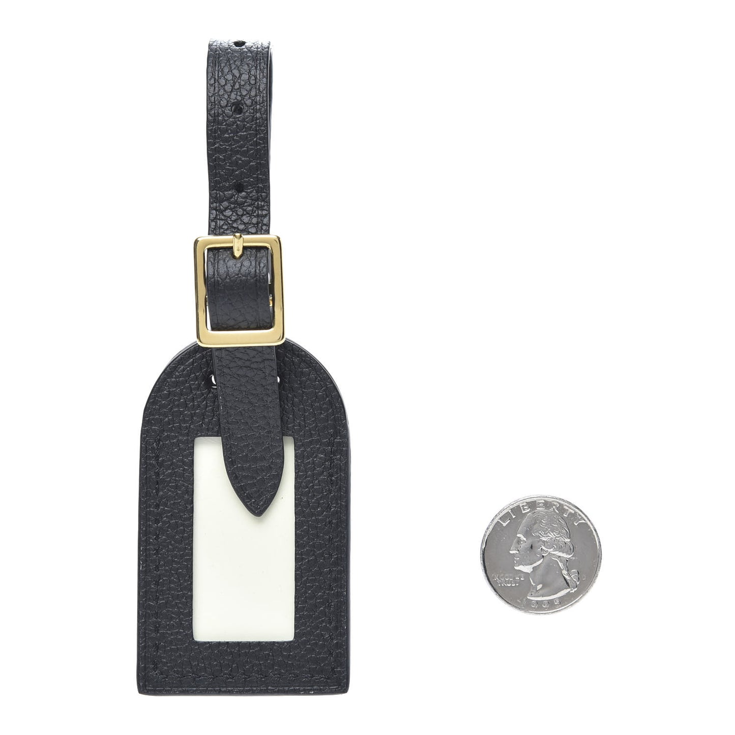 Taurillon City Steamer Luggage Tag Black