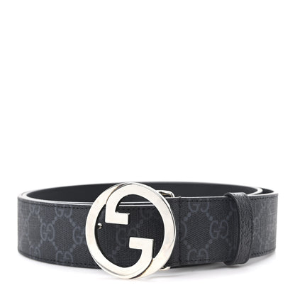 Gucci GG Supreme Monogram Blondie 40mm Belt 85 34 Black 1 of 9