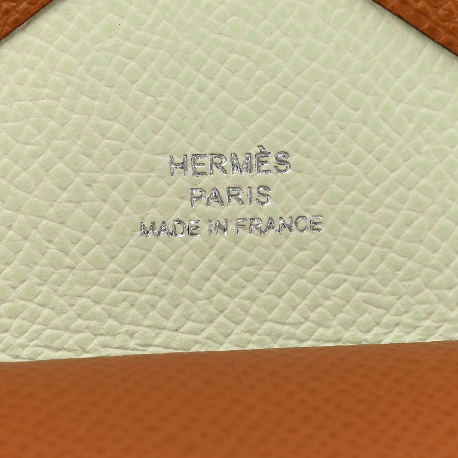 Hermes Epsom Verso Calvi Duo Card Case Gold Vert Fizz 6 of 8