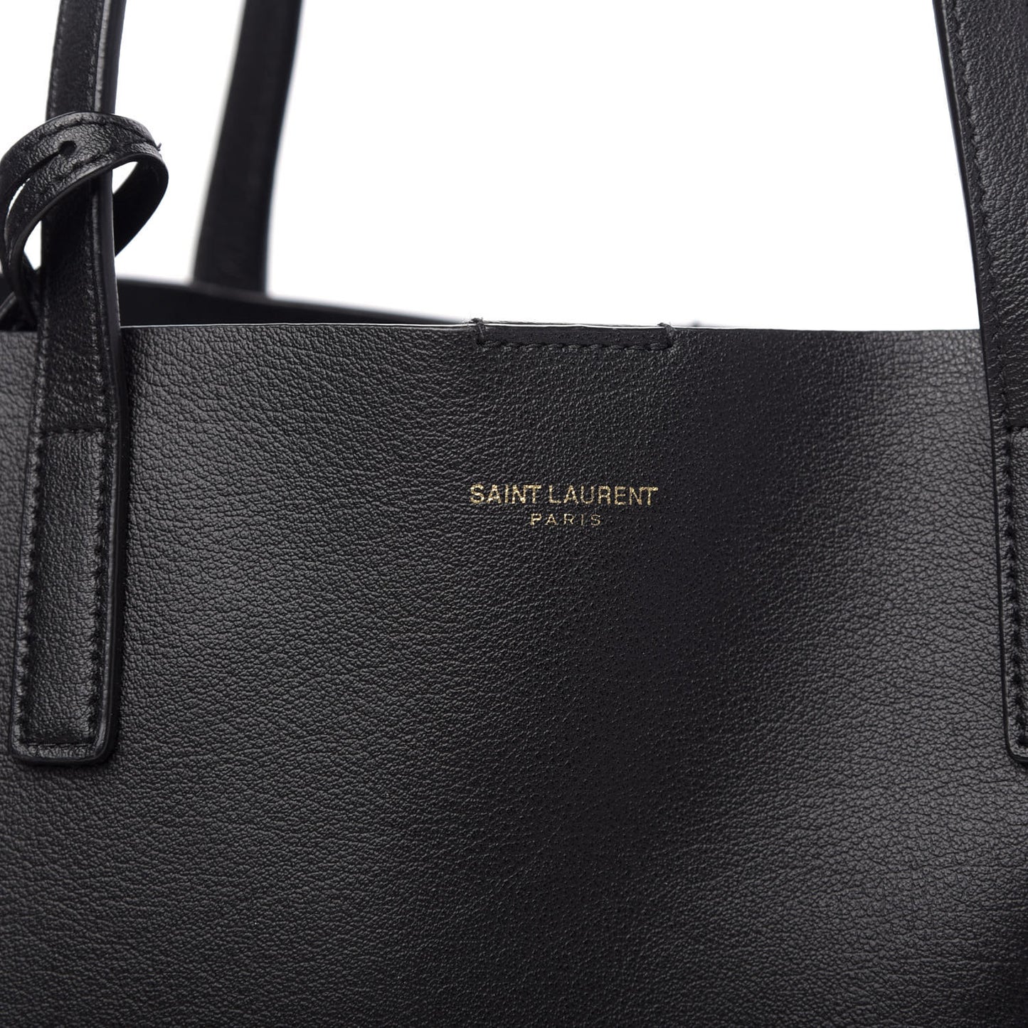 Calfskin Large Shopping Tote Black