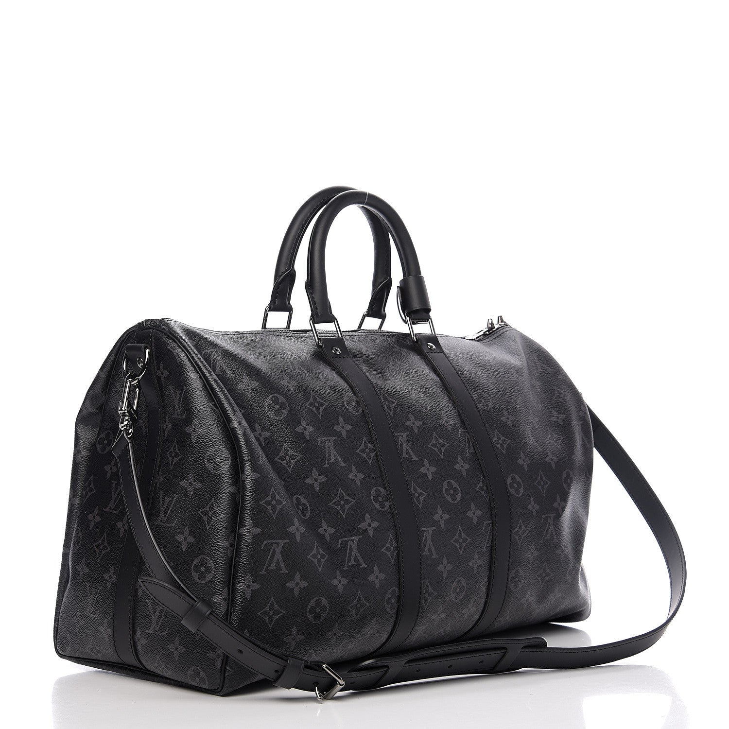 Louis Vuitton Monogram Eclipse Keepall Bandouliere 45 2 of 8