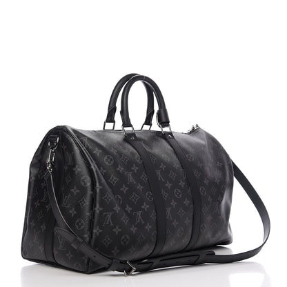 Louis Vuitton Monogram Eclipse Keepall Bandouliere 45 2 of 8