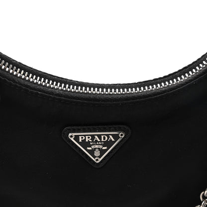 Prada Nylon Re-Edition 2005 Shoulder Bag Black 12 of 12