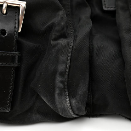 Prada Nylon Vela Medium Backpack Black 14 of 14