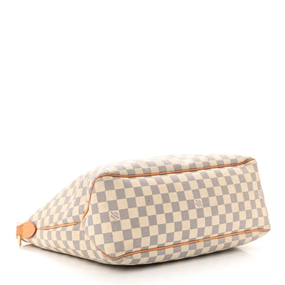Louis Vuitton Damier Azur Delightful MM Rose Ballerine 4 of 19