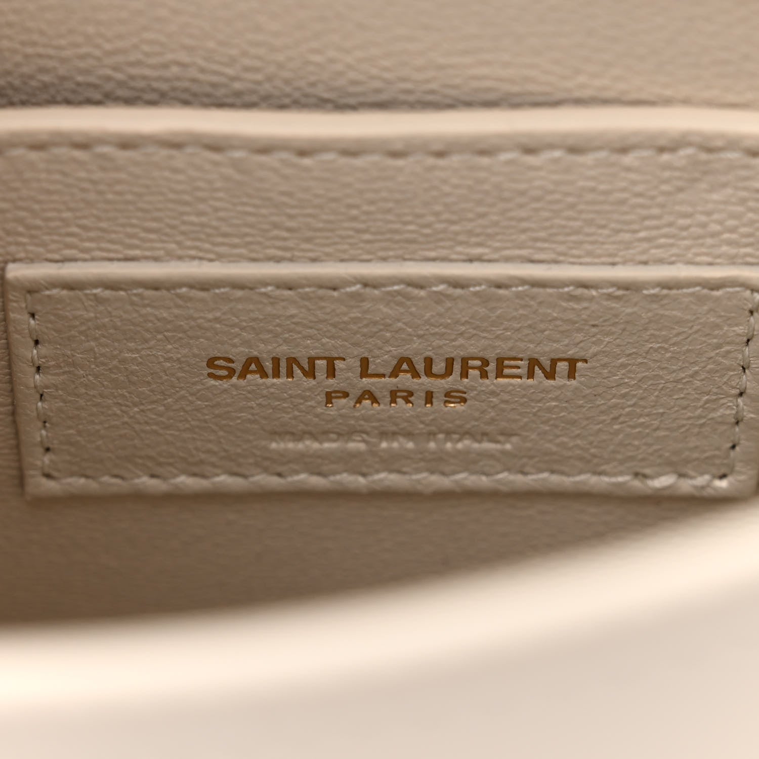 Saint Laurent SAINT LAURENT Smooth Calfskin Mini Manhattan Shoulder Bag Blanc Vintage 6 of 10