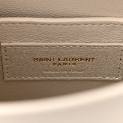 Saint Laurent SAINT LAURENT Smooth Calfskin Mini Manhattan Shoulder Bag Blanc Vintage 6 of 10