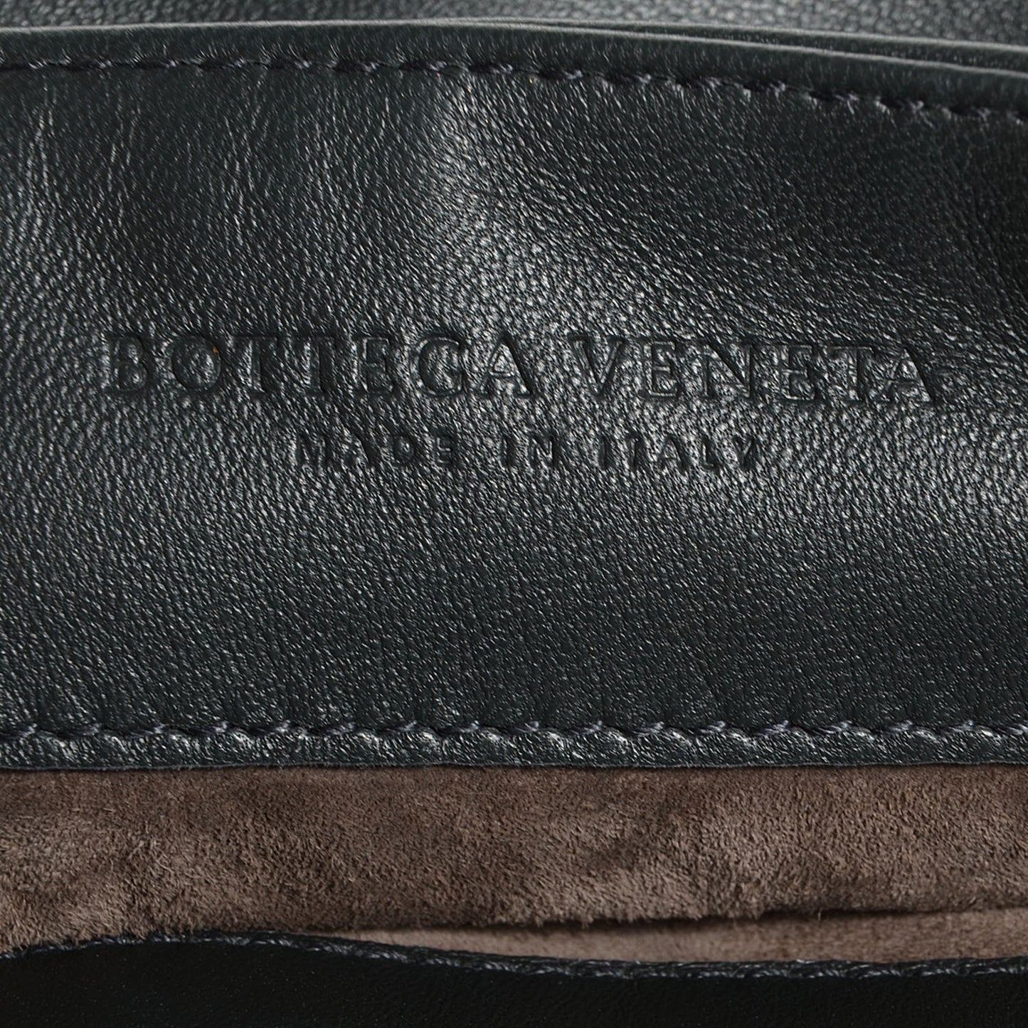 Nappa Intrecciato Messenger Bag Ardoise