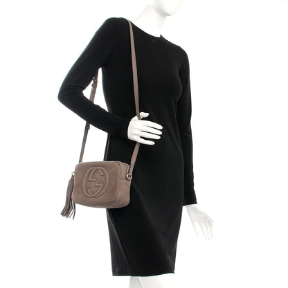 Gucci Vitello Range Small Soho Disco Bag Grey Field 2 of 13