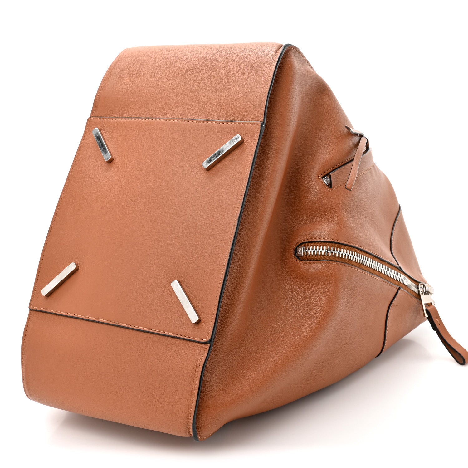 Loewe Grained Calfskin Medium Hammock Shoulder Bag Tan 9 of 13