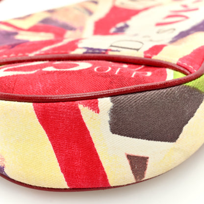 Christian Dior Canvas Le Victim Mini Saddle Pochette Red 8 of 10