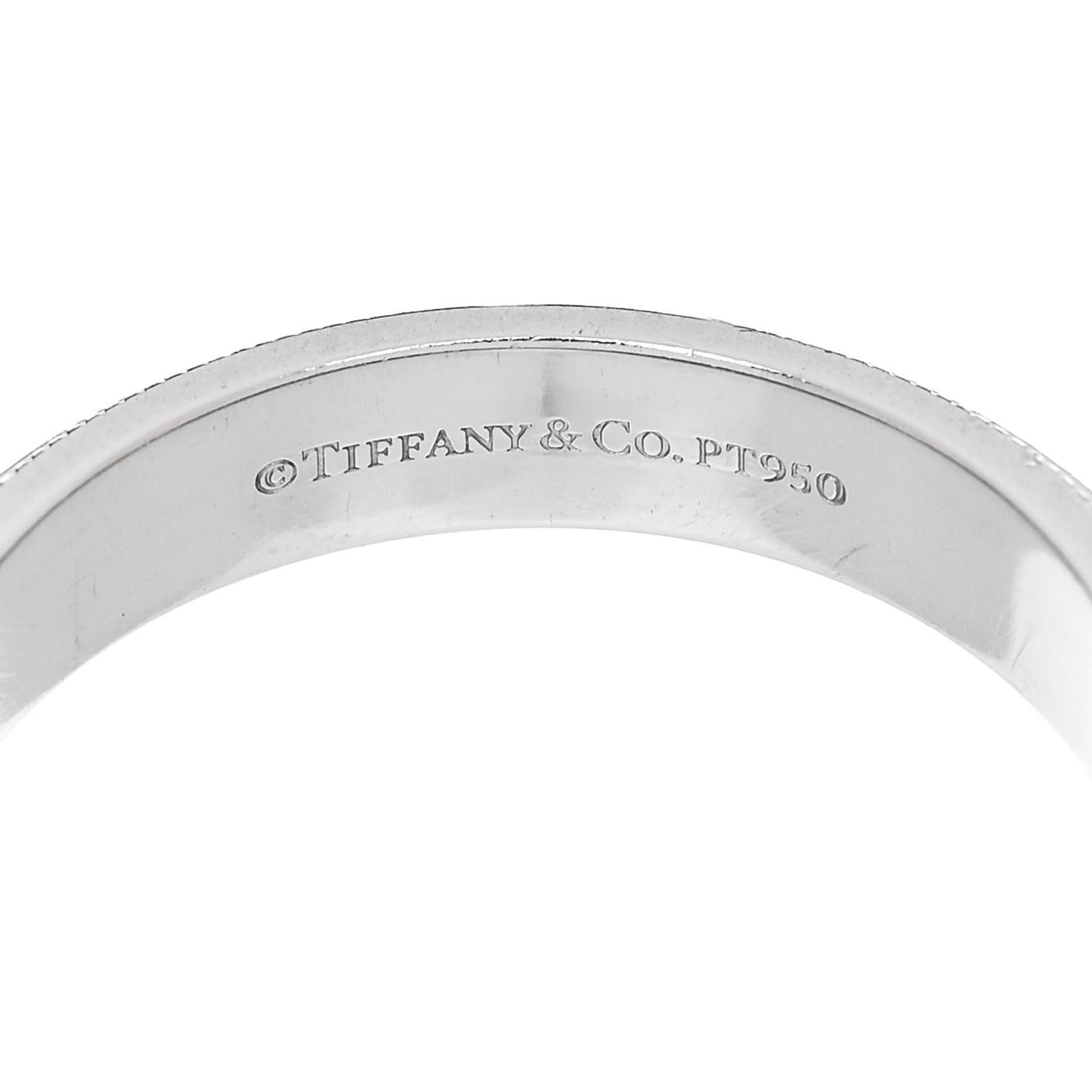 Platinum 4mm Together Milgrain Wedding Band Ring  59 8.75