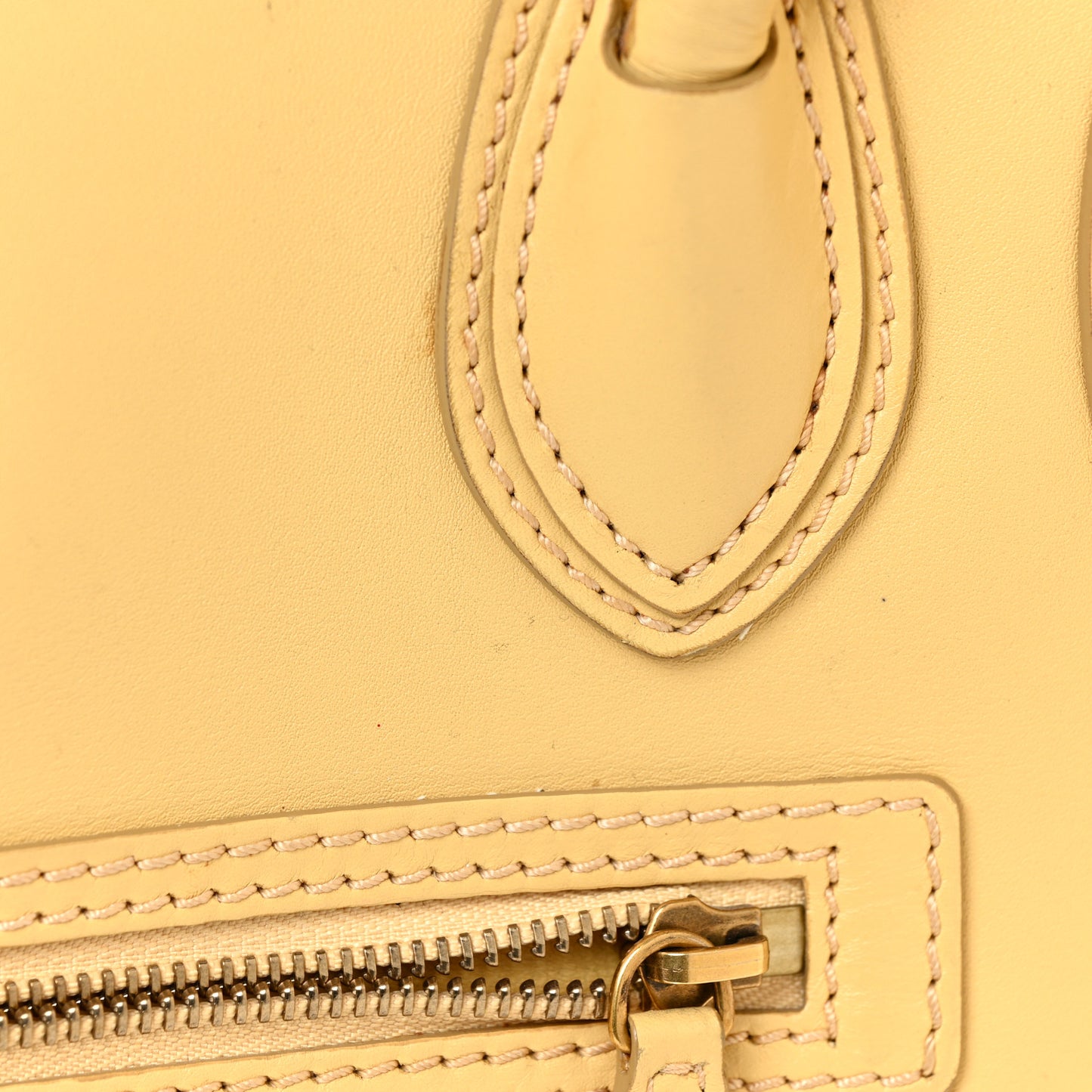 Smooth Calfskin Micro Luggage Butter