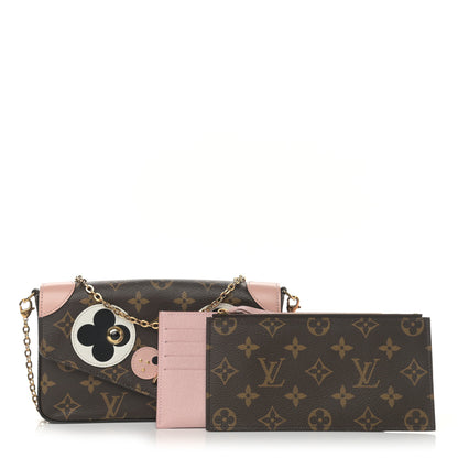 Louis Vuitton Monogram Valentine Dog Pochette Felicie Chain Wallet 1 of 15