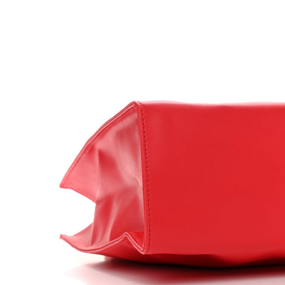 Telfar Vegan Leather Medium Shopping Bag Red 8 of 9