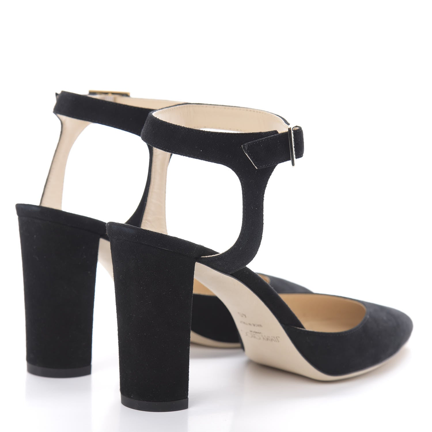 Jimmy Choo Suede Kambree 85 Pumps 40 Black 4 of 8