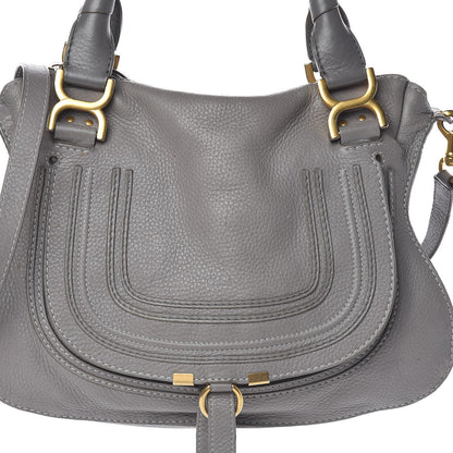 Chloe Calfskin Medium Marcie Satchel Cashmere Grey 16 of 16
