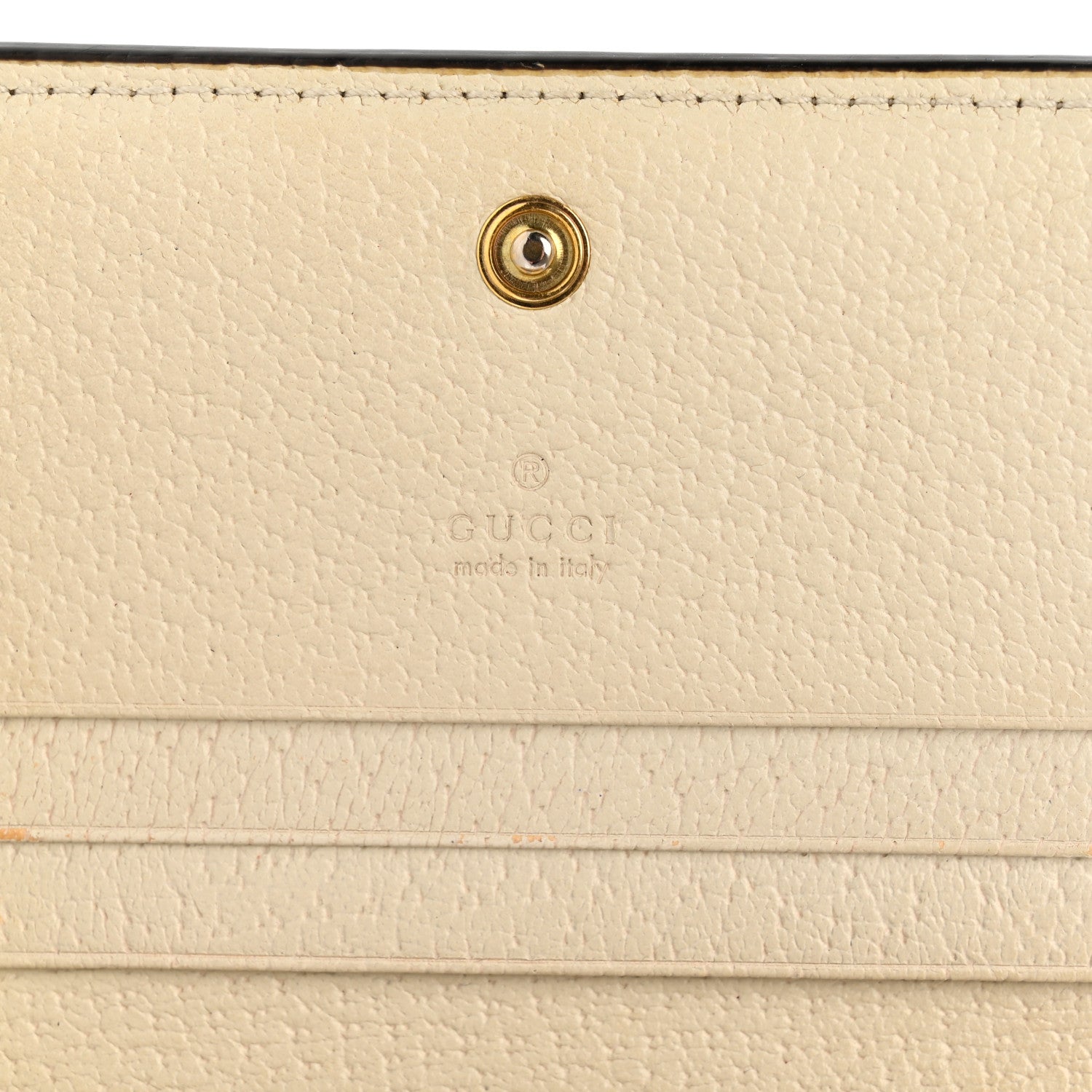 Gucci Textured Calfskin Web Ophidia Card Case Mystic White 7 of 11