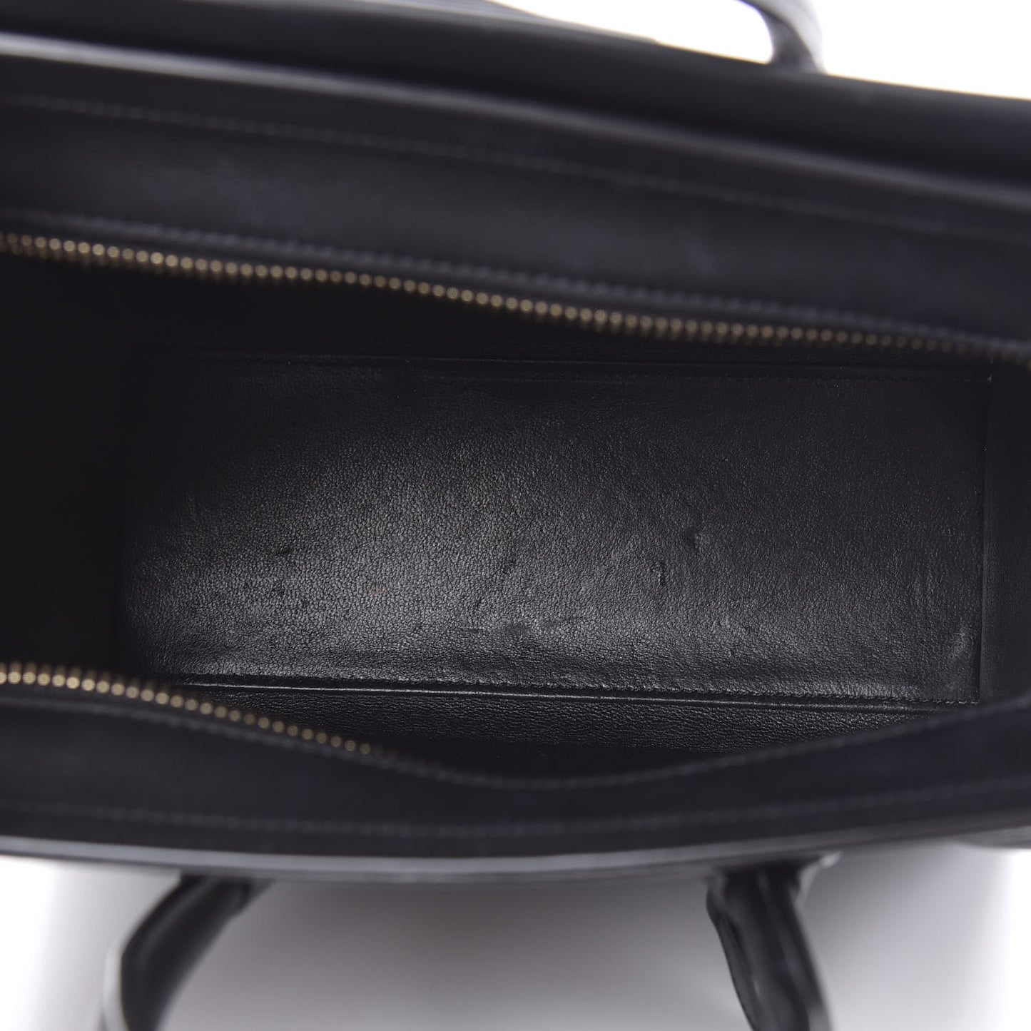 Smooth Calfskin Nano Luggage Black