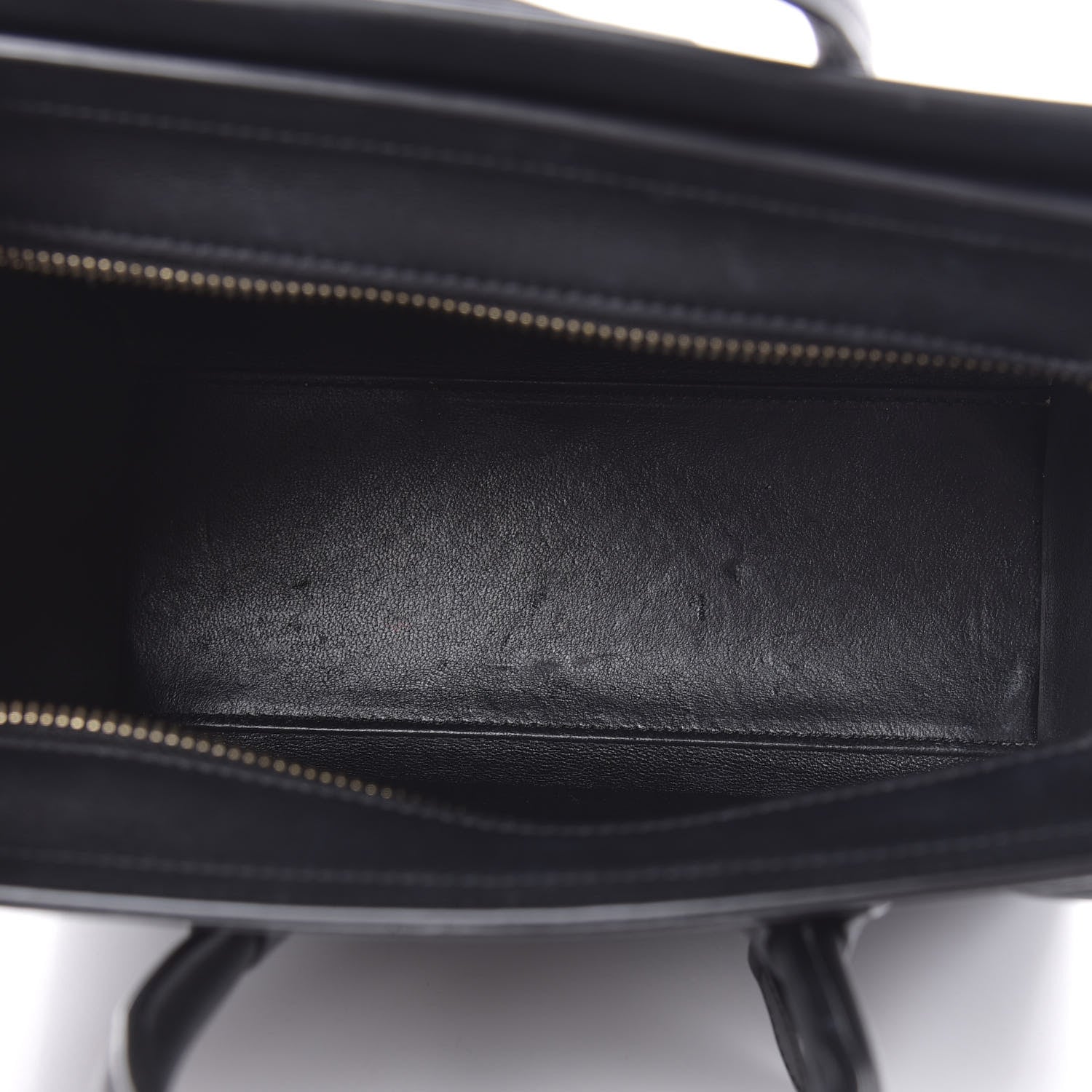 Celine Smooth Calfskin Nano Luggage Black 5 of 12