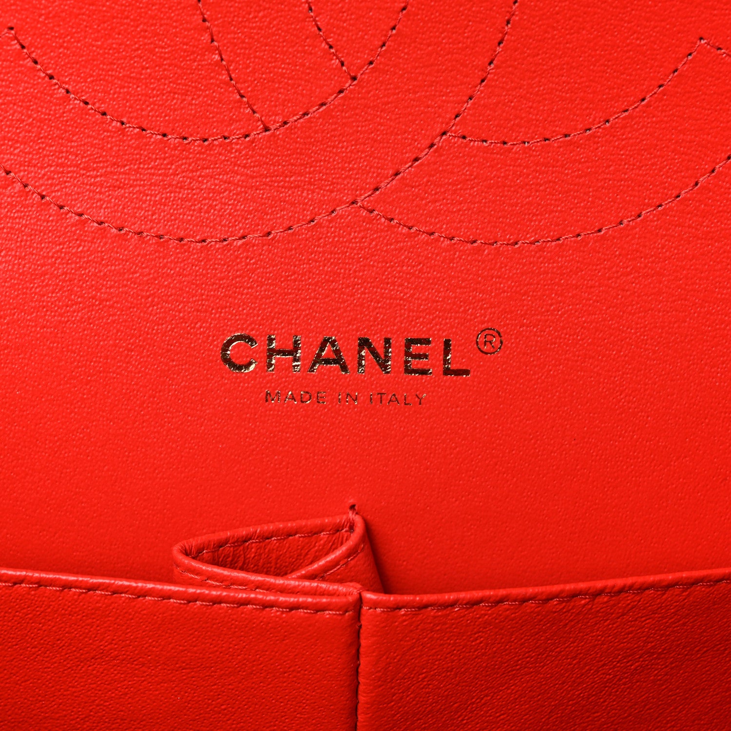 Chanel Caviar Quilted Jumbo Double Flap Red 6 of 9