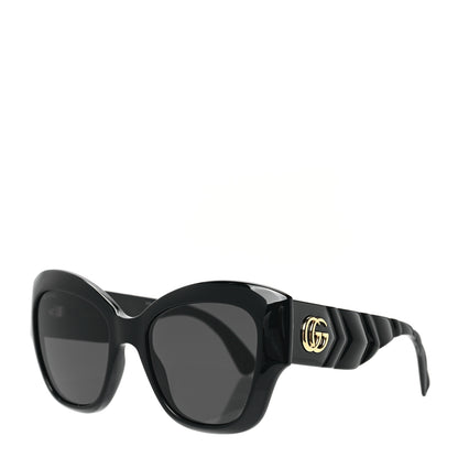 Gucci Acetate GG Butterfly Sunglasses GG0808S Black 1 of 6