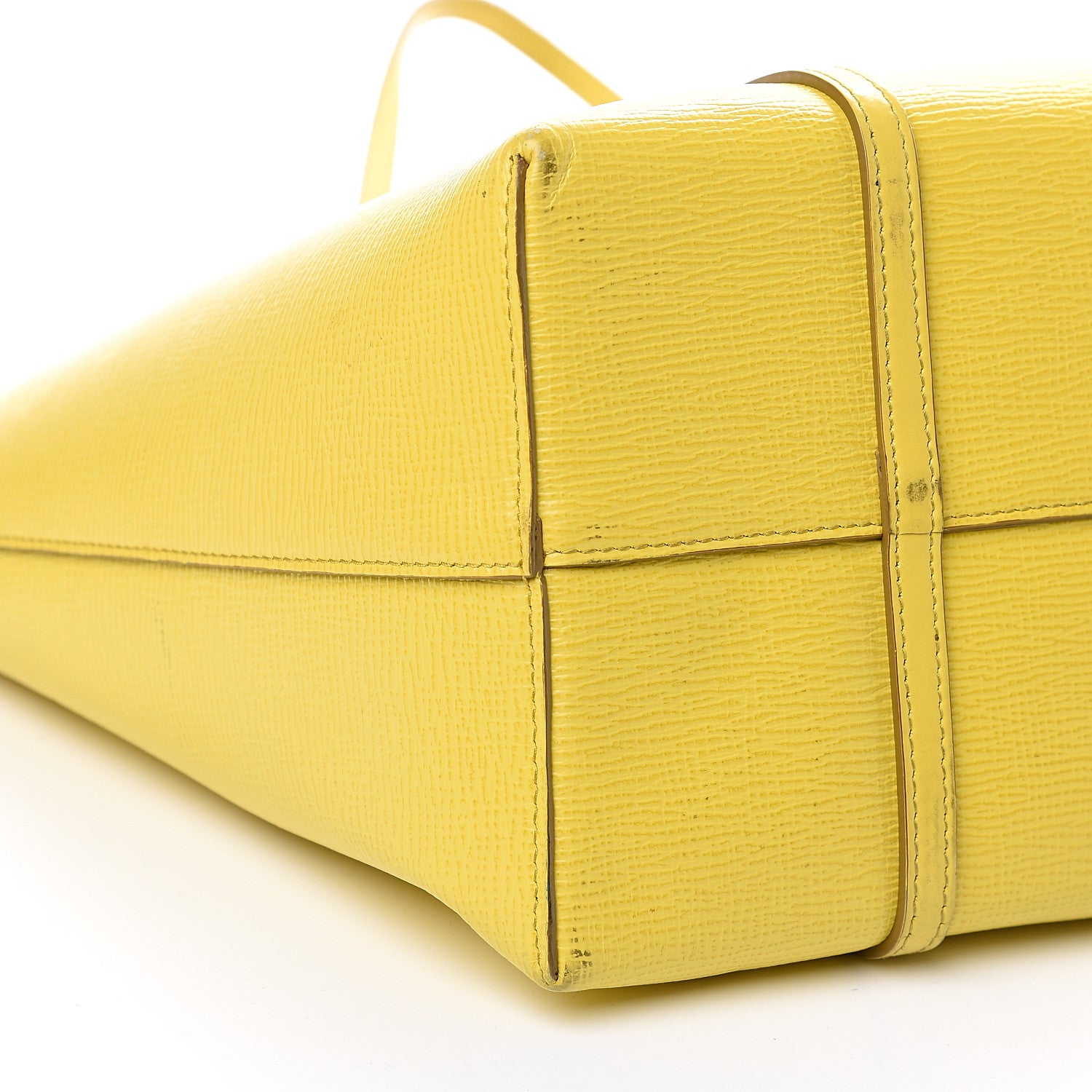 Dolce & Gabbana Textured Calfskin Escape Tote Yellow 9 of 16