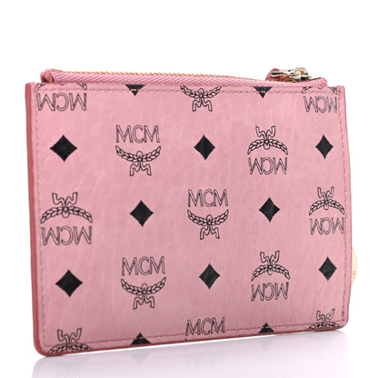 MCM Visetos Key Pouch Pink 3 of 7