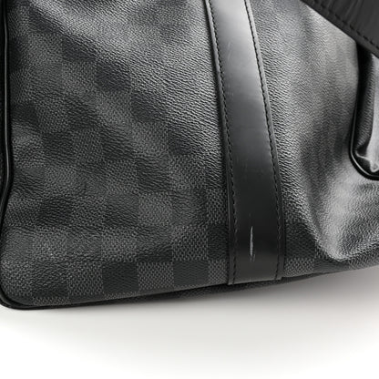 Louis Vuitton Damier Graphite Keepall Bandouliere 55 25 of 25