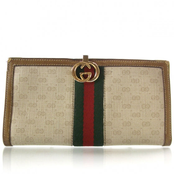 Gucci Monogram Web Wallet 1 of 8