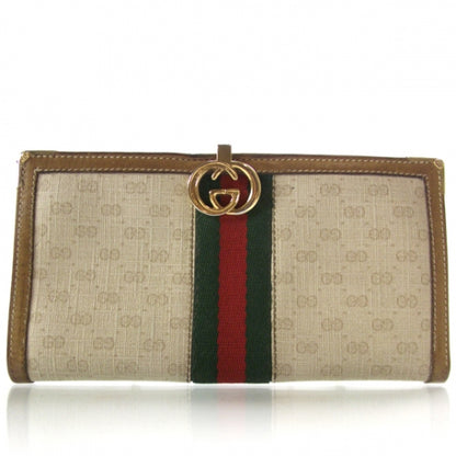 Gucci Monogram Web Wallet 1 of 8