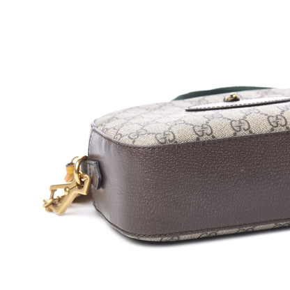 Gucci GG Supreme Monogram Web Neo Vintage Shoulder Bag Beige New Acero Crop 6 of 9