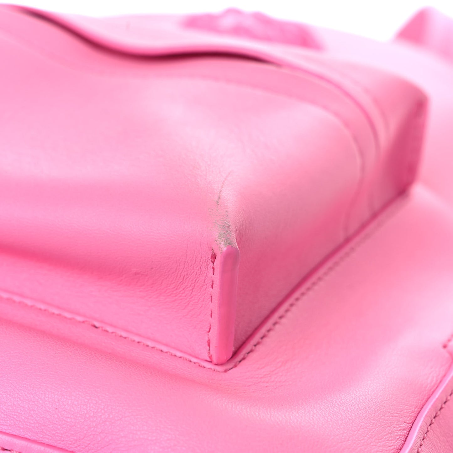Calfskin Palazzo Medusa Backpack Pink