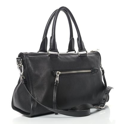 Prada Vitello Daino Shopping Satchel Black 2 of 12